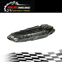 Cover Knalpot Nmax New 2020-2021-2022 Tutup Knalpot Nmax New 2020-2022 Karbon Merk Akai Racing Origi
