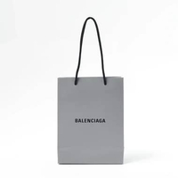 Tas PAPER BAG BALENCIAGA HANDLE BLACK 100% ORIGINAL Size S