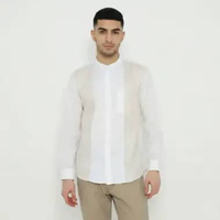 Platini Kemeja Koko Pria Lengan Panjang 961405 CREAM XXL
