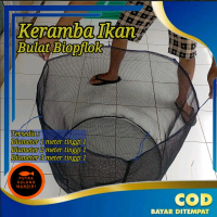 Jaring Waring keramba ikan bulat bioflok siap pakai Pancing
