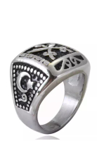 San Marco Aksesoris Cincin Pria Zulfikar Ring Silver