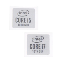 100% Brand New 5pcs 10th Generation Core I5 I7 I9 DIY Sticker Label Notebook Decoration