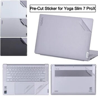 Pre-Cut Anti Fingeprints Laptop Vinyl Sticker Skin Cover Film Accessories for Lenovo Yoga Yoga Slim 7 7i Pro X 14 14IAH7 14ARH7