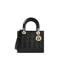 Bonsoir Lady dior medium bag patent leather