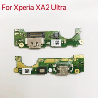 Original For Sony Xperia XA2 Ultra USB Charging Port Charger Dock Connector Vibrator Microphone Mic Circuit Board Flex Cable