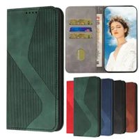 For Samsung Galaxy M53 M 33 Flip Leather Retro Skin S Line Wallet Book Protect Cover For Samsung Galaxy M33 M 53 Phone Bags