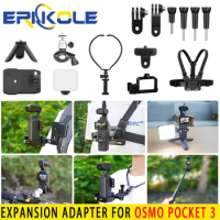 Expansion Adapter for Osmo Pocket 3, Expansion Kit Part Accessories for DJI Osmo Pocket 3 - 1/4'' Screw Mount Bracket
