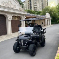 2024 New Model Style Golf Cars 4 6 Seater Golf Buggy Hunting 48V 72V Electric Golf Cart CE DOT