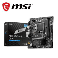 微星 PRO B760M-E DDR4 主機板+Solidigm P41 Plus 1TB Gen4 SSD