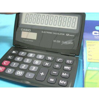 CASIO卡西歐SX-220-w計算機 掀蓋式隨身型計算機12位數/一台入(定399)~國家考試專用.大量團購有優惠~全新保固