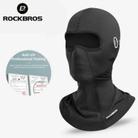 ROCKBROS Cycling Mask Summer UV Protection Balaclava Glasses Face Breathable Hole Men Women Quick-Drying Bicycle Ice silk Mask