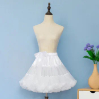 White lolita petticoat skirt for women bubble skirt girl underskirt puffy petticoat super dress petticoat fluffy tutu skirt