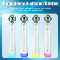 3D White Clean Replacement Toothbrush Heads Electric Toothbrush Compatible With Oral-B Braun -Pack of 4/812/20 Replacement Heads