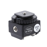 C-N2 Hot Shoe Converter Adapter PC Sync Port Kit For Nikon Flash To Canon Camera Drop Ship