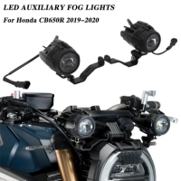 CB 650 R Auxiliary Lights For Honda Motorcycle 40W 6000K Spot Driving Fog Lamps For Honda CB650R CB 650R CB650 R 2019 2020