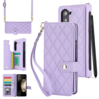 Wallet Case for Galaxy Z Fold 5 Fold 4 Fold 3, PU Leather Flip Case, S Pen Holder, Card Holder Kicks