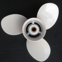 9 1/4x10 3/4 for hidea 9.9HP 15hp propellers 8 tooth spine aluminum propellers outboard boat motors hidea marine propeller