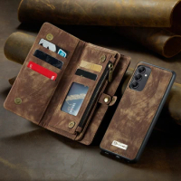 For Samsung Galaxy A14 A34 A54 Case Flip Leather Wallet Zipper Cover For Coque Samsung A15 A52 A54 A14 A 34 a 14 54 Case Fundas