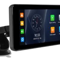 Dash Cam Rearview Camera Carplay Android Auto Car DVR Navigation Recorder Dashboard Car Mirror