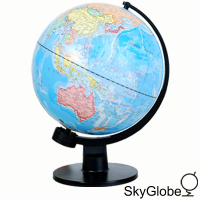 SkyGlobe 12吋塑膠底座地球儀(無燈)