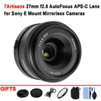 7Artisans 27mm f2.8 AutoFocus APS-C Lens for Sony E Mount Mirrorless Cameras