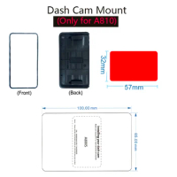 for 70mai Dash Cam Mount For 70mai Dash Cam A810 Mount for 70mai A810 Car DVR VHB Sticker holder Static Stickers