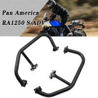 Motorcycle Highway Engine Guard Crash Bars Protect Bumper for Harley Pan American Pan1250ADV 1250 RA1250 S ADV 2021-2022