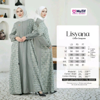 Gamis Mutif Leyisha Green Sage Hijau Dres wanita dewasa