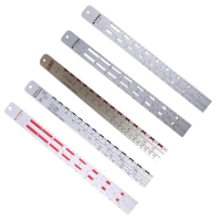 Varnish Curing Agent Thinner Scale Steel Corrosion-resistant Car Paint Ruler