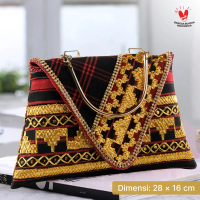 Tas Jinjing Wanita Motif Tapis Traditional Handbag