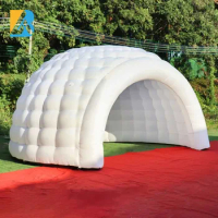 Custom Built 5 Meters White Inflatable Igloo Dome Tent for Party Event Planner Toys