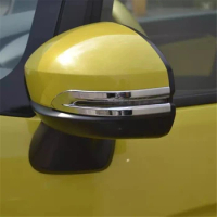 WELKINRY For Honda Fit Jazz GK 3rd Generation 2014-2020 Car Door Back Side Wing Fender Rearview Reflection Mirror Trim