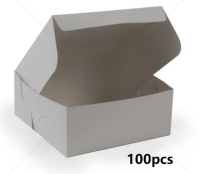White Box 5x5x3 100pcs (P2) Stationery