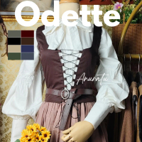 ODETTE Vest Tali Wanita Vintage aesthetic|Anuratu store official
