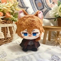 314WGB[PRETTY] 10cm Doll Bungo Stray Dogs Plush Dazai Osamu Edogawa Renpo Nakahara Chuuya Plushie Pl