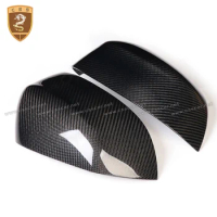 New Black Mirror Housing Dry Carbon Fiber Replacement Part for BMW X3 X4 X5 X6 Car Exterior Rearview Mirror Shell Sticker 14-18