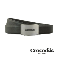 【Crocodile】Crocodile 鱷魚皮件 真皮自動扣皮帶 0101-42019-01(進口牛皮)