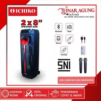 ICHIKO SZ8820 SPEAKER BLUETOOTH 2X8 INCH SUPER BASS - ORI - -