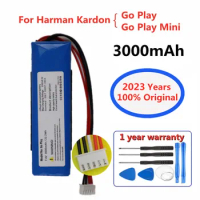2023 New Original Player Replacement Battery 3000mAh For Harman Kardon Go Play &amp; Go Play Mini Wireless Bluetooth Speaker Bateria