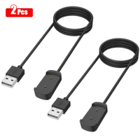 2 Packs 100cm USB Charger For Huami Amazfit T-Rex/Amazfit GTS/Amazfit GTR 42mm 47mm Fast Charging Cable Holder Charger Cradle