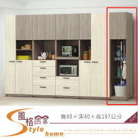《風格居家Style》丹妮絲1.3尺工具櫃/掃具櫃 183-7-LT