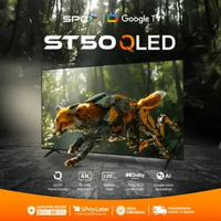 SPC Google TV 50 inch - ST50 QLED Google TV 4K UHD | Dolby Audio | Google Assistant | Digital TV | F
