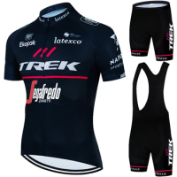 Men's Cycling Set TREK Man Mtb Clothing Pants Complete Summer 2024 Cycle Jersey Spring Suit Clothes Bib Male Costume Bike Short