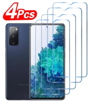 4PCS Screen Protector For Samsung Galaxy A34 A14 A22 A32 A54 A53 5G Tempered Glass For Samsung A52 S21FE S20FE A73 A74 5G Glass