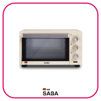 【德國SABA】20L復古電烤箱 SA-HT01