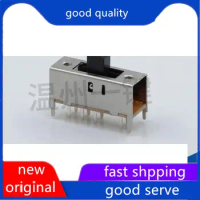10pcs original new SS-23H02 8-pin toggle switch third gear 2P3T vertical 4 fixed pin 180 degree sliding connector