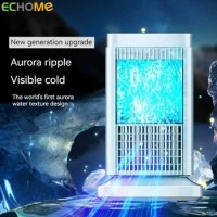 ECHOME Desktop Fan Portable Air Conditioner Electric Semiconductor Refrigeration Cooler Room Silent Endurance Cooling