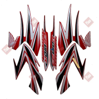 striping motor stiker lis body honda cb150r 2013 merah