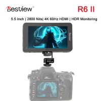 Bestview R6 II 5.5" Monitor 2800nit Ultra High Brightness 4K 60Hz FHD 3D LUT HDR Touch Screen Monitor for Video Live Broadcast