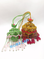 手工編織宮燈香囊汽車掛件裝飾編繩掛飾中國結DIY創意飾品材料包